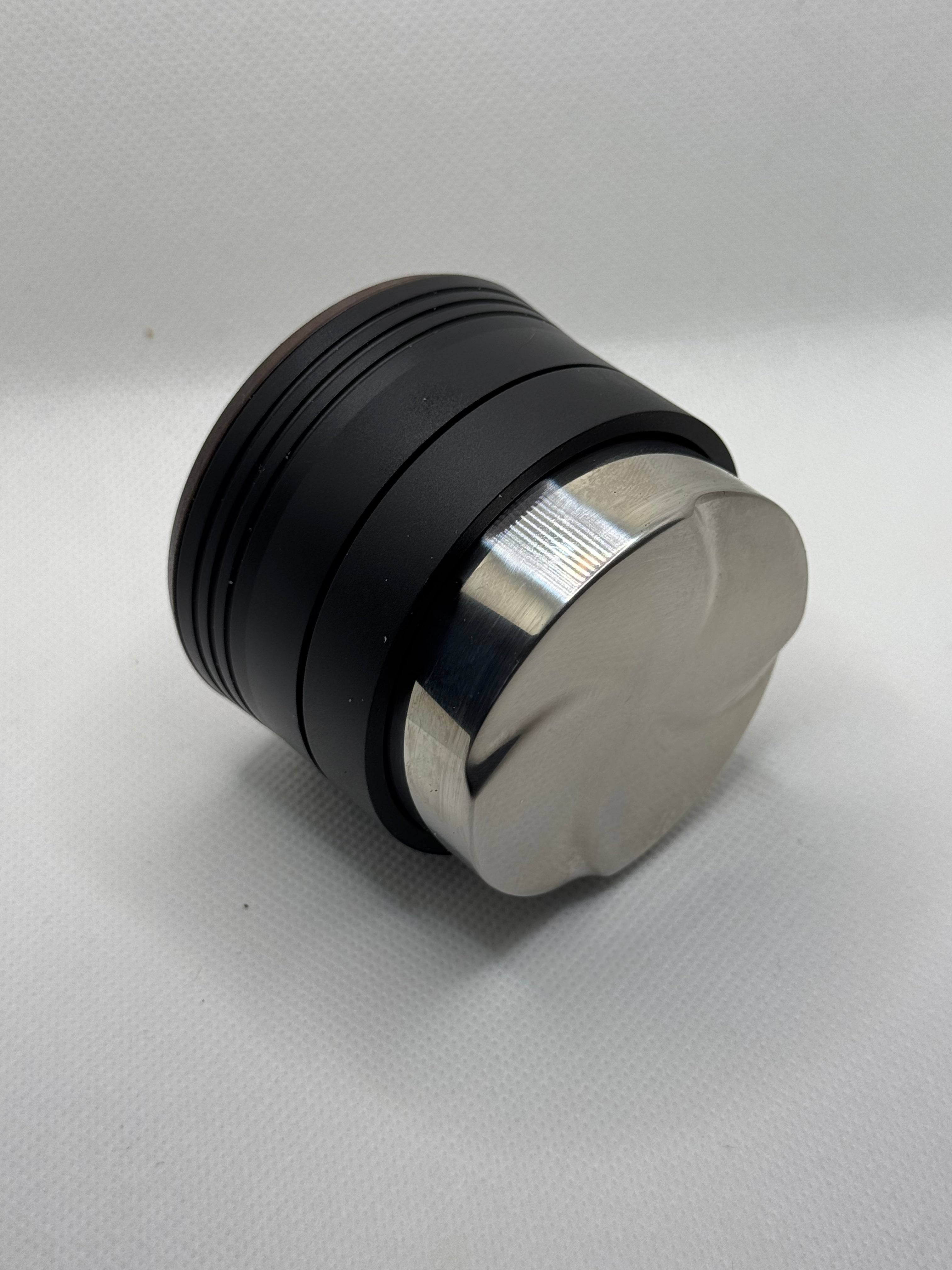 58mm Gravity Coffee Distributor — Adjustable Depth Leveller